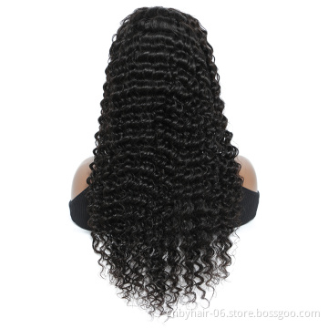 HD Transparent Human Hair Full Lace Wigs , Wholesale Cuticle Aligned Brazilian Virgin Remy Human Hair HD Lace Front Wigs